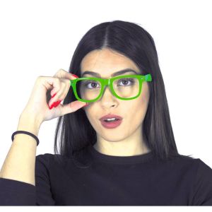 Ruedelafete Lunettes néon Vertes sans verre