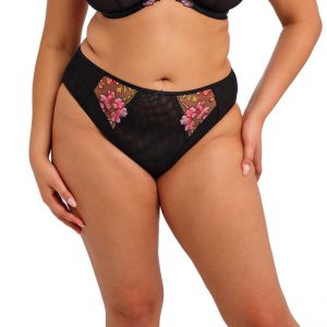 ELOMI culotte haute Teagan Noir/Rose - Taille S