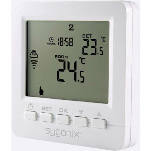 Image de Sygonix Thermostat sans fil SY-4500820 encastré programme hebdomadaire 5 à 35 °C 1 pc(s)