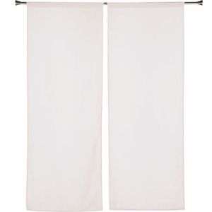 LINDER 2 vitrages polyester écru 60 x 140 cm