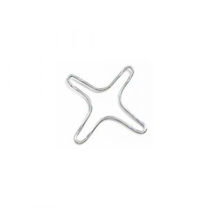 Support de grille reducteur de feu 130mm inox ME373316