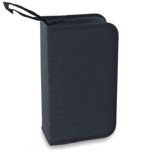 Image de Waytex Pochette 128 CD / DVD / Blu-Ray avec Fermeture zippée - Noir