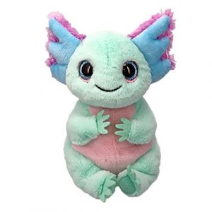 Ty Alex Axolotl Beanie Bellies Reg Peluche Douce pour Enfants, bébé, Peluche de Collection