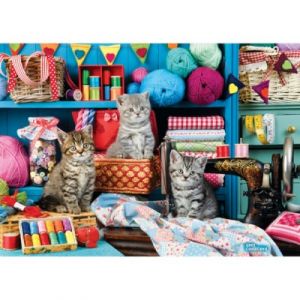 Eurographics Connecting Pieces - Des Chatons dans l'Atelier de Couture