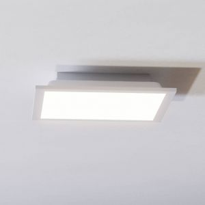 Eglo Panneau LED connect.z Moradillo-Z 30x30 cm, ZigBee, mat, contrôle app et vocal Alexa, blanc chaud-froid, RGB, dimmable, lampe de plafond blanche