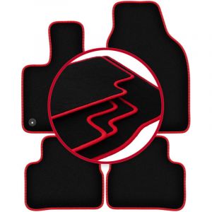 Tapis de sol CARLUX-RED pour Fiat E-500 / 500 Electric hatchback (2020-)