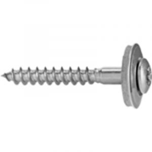 Vis inox A2 avec rondelle d'étanchéité PLS - Ø 4.5 x 25 mm - Boite de 50 - CELO - 9X4525PLST