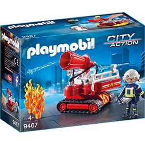 Playmobil 9467 - Pompier Avec Robot D'intervention