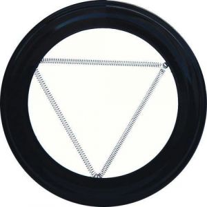 Wolfpack Rosace de couleur noire pour po&ecirc;le 110 mm