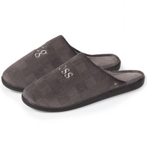 Image de Isotoner Chaussons 98119 - Couleur 40,41,42,43,44,45,46 - Taille Gris