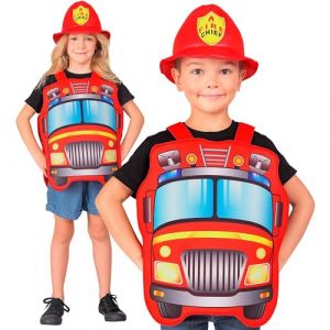 W WIDMANN MILANO Party Fashion - Set de déguisement pour enfants Profession, haut et casquette, fête à thème, déguisements de carnaval pour enfants