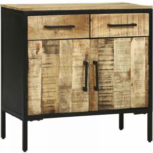 VidaXL Buffet Marron 70 x 35 x 70 cm Bois de manguier massif