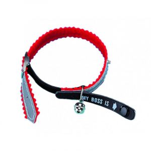 Nobby Collier réfléchissant My Boss, Noir