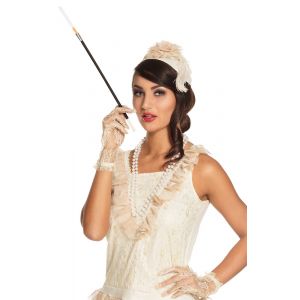 Ruedelafete Fume-Cigarette Charleston Noir - 34 cm