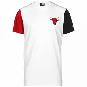 New era NBA Chicago Bulls - T-shirt à manches color block - Blanc