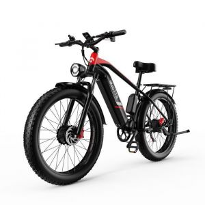 Vélo électrique DUOTTS F26, double moteur 2 x 750 W, batterie 48 V 20 Ah, pneus 26 x 4,0 pouces, 7 vitesses,  disque hydrauliques