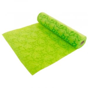 C min de table tropical feuilles en relief