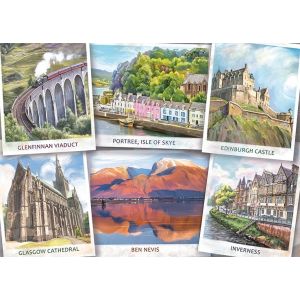 Image de Jumbo Puzzle Greetings from Scotland