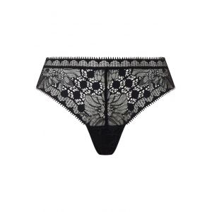 Chantelle 15F9 Day to Night Strings, Transparent, Noir, 40 Femme