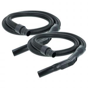 Vhbw 2x Tuyau flexible universelle pour aspirateurs courants - 1,8 m, poign&eacute;e, avec raccord circulaire 32mm / 35 mm / 38 mm