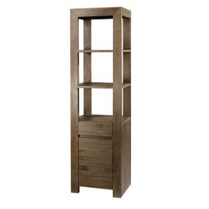 Zago Colonne De Salle De Bain Cosmos Avec 3 Niches 1 Tiroir Et 1 Porte Comparer Avec Touslesprix Com