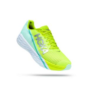 Hoka one one HOKA Rocket X en Blue Glass/Evening Primrose, taille 44