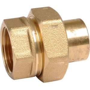 Raccord union laiton droit à souder - F 3/8' - Ø 14 mm - Conex / Bänninger