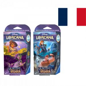 Ravensburger Disney Lorcana TCG Le Retour d'Ursula Jeu de Cartes à Collectionner JCC Display de 8 Decks de démarrage dès 8 Ans Version française