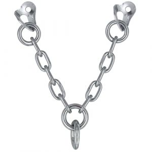 Fixe Reunión de Escalada Tip V Ecotri M12 Réunion en Acier Inoxydable 316L-Deux Fixation avec plaquette Point d'ancrage Anneau Mixte, 12