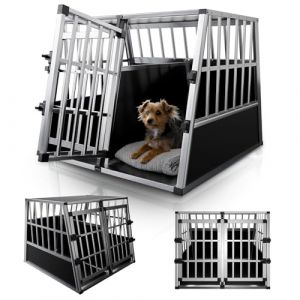 Boîte de transport pour chiens en aluminium - XL
