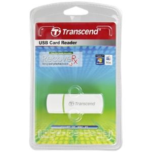 Image de Transcend Compact Card Reader P5 (TS-RDP5) - Lecteur de carte mémoire externe - SD/SDHC/SDXC / MMC / RS-MMC / MicroSDHC/MicroSD / T-Flash / M2 (MiniSD/SDHC / MMCmicro avec adaptateur) - USB 2.0
