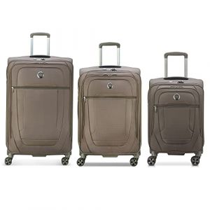 Image de DELSEY PARIS - HELIUM DLX - Set de 3 Valises Souples 55cm/ 71cm/ 83cm - Moka