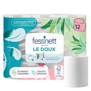 Fess'Nett Papier Toilette Sec le Doux x12 rouleaux