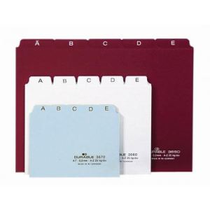 Durable 25 Intercalaires polypro (A7)