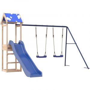 VidaXL Aire De Jeux D'extérieur Bois De Pin Massif