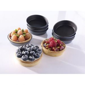 Image de Matfer E196 antiadhésif Mini moule à tarte (lot de 12)