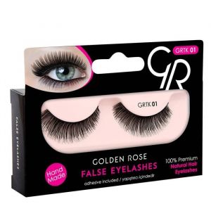 Golden Rose False Eyelashes 01