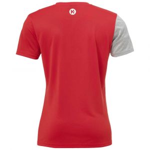 Kettler Core 2.0 Maillot Femme, Rouge/Dark Gris Melange, FR : M (Taille Fabricant : M)