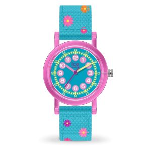 ICE learning Pink Flowers - Turquoise,Rose - XS