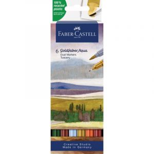 Faber-Castell Sets de 6 feutres Goldfaber Aqua, Toscane, Set