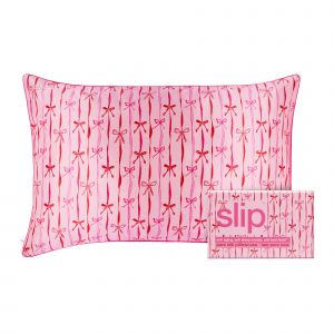 Slip Slip Pure Silk Queen Pillowcase - Strawberry Cupcake