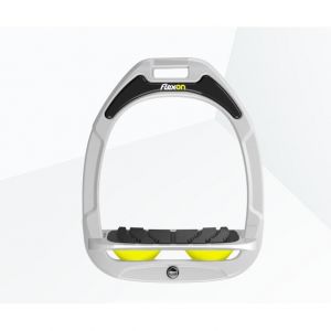 Étriers Incliné Grip Blanc/Gris/Jaune Flex-On Green Composite