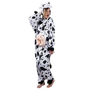 Image de Ruedelafete Boland Costume de Vache en Peluche pour Adulte