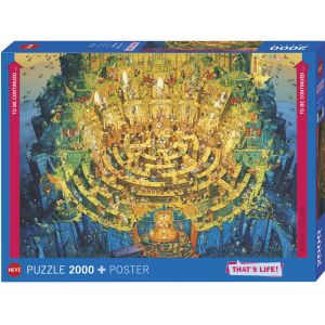 Heye Puzzle 2000 pièces thats life dee pièces down