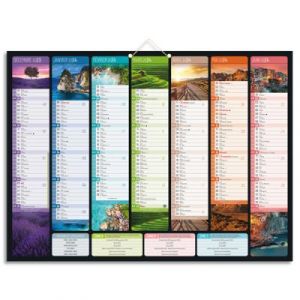CBG Calendrier Bancolor - 7 mois par face - 40,5 x 55 cm