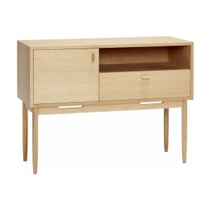 Image de Petite commode avec 1 tiroir et 1 porte en chêne - Hübsch