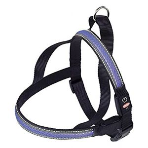 Nobby Harnais norvégien Flash Mesh Bleu L : 70-85 cm + 52 mm Largeur : 30 mm