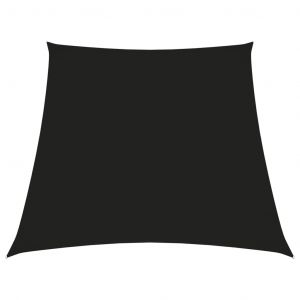 Image de VidaXL Voile de parasol Tissu Oxford trapèze 4/5x3 m Noir