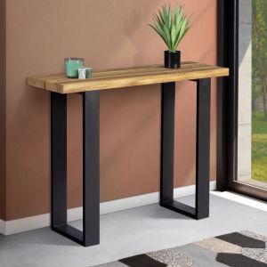 Idmarket Console BLANCA effet lattes