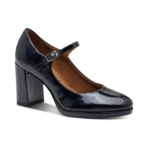 Tamaris Femme Damen Pump with Strap 1-22462-45 Escarpins, Bleu Marine, 38 EU